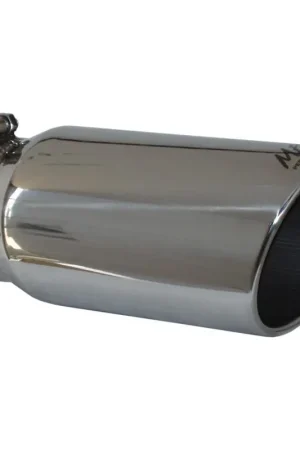 Factory Price MBRP Universal Tip 5 O.D. Angled Rolled End 4 inlet 12 length