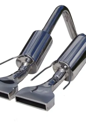 MBRP 2005-2008 Chev Corvette Dual Muffler Axle Back Rectangular Tips Factory Price