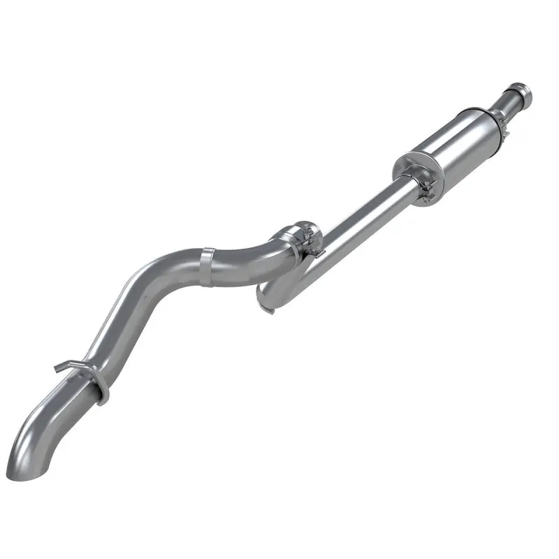 Express Delivery MBRP 18-20 Jeep Wrangler JL 2.5in Single Rear Exit Cat Back Exhaust - Aluminum