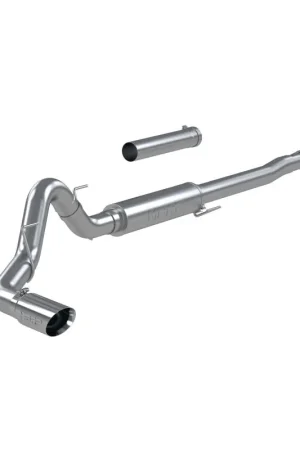 Weekend Sale MBRP 2021+ Ford F150 2.7L/3.5L/5.0L 4in T304 Stainless Steel Cat-Back - RACE VERSION