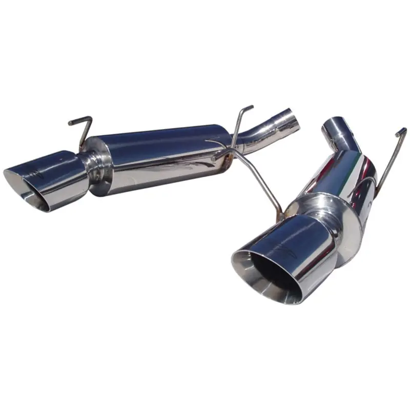 MBRP 05-10 Ford Mustang GT 5.0/Shelby GT500 Dual Mufflers Axle Back Split Rear T304 Affordable