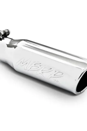 MBRP Universal Tip 3in O.D. Angled Rolled End 2 inlet 10 length Buy Today