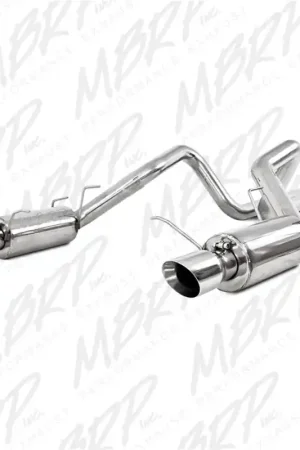 MBRP 11-14 Ford Mustang GT 5.0L Dual Split Rear Street Version T409 3in Cat Back Exhaust System Hot Deal