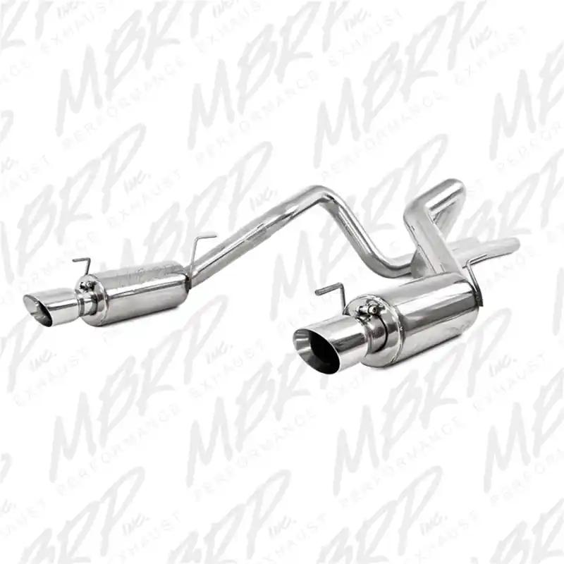 Buy Direct MBRP 05-09 Ford Shelby GT500 / GT Dual Split Rear Street Version 4in Tips T409 Exhaust System