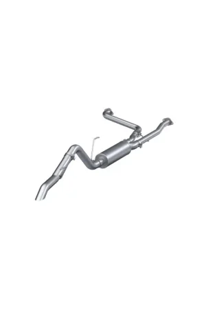 One Day Deal MBRP 22-23 Nissan Frontier 3.8L 3in Tip 3in Cat Back Turndown Exit Street Profile - Aluminized Steel