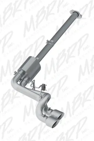 MBRP 09-14 Ford F150 T304 Pre-Axle 4.5in OD Tips Dual Outlet 3in Cat Back Exhaust Authentic