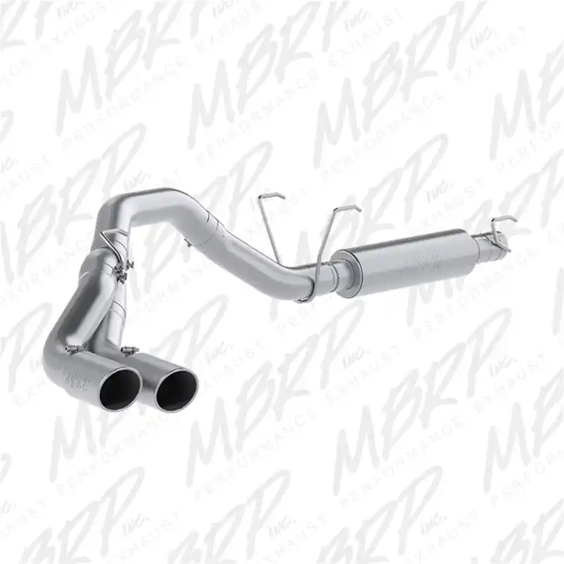 Luxury MBRP 14-16 Ram 2500/3500 6.4L 4in AL Single Side Dual Outlet Cat Back Exhaust