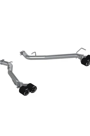 MBRP 20-21 Ford Explorer ST 3.0L EcoBoost Dual Rear Exit Axle Back w/ Quad Carbon Fiber Tips - T304 Big Sale