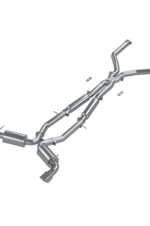 In Demand MBRP 17+ Infiniti Q60 3.0L RWD/AWD 3in Cat-Back Dual Split Rear Street Version w/4.5in OD Tips -T304