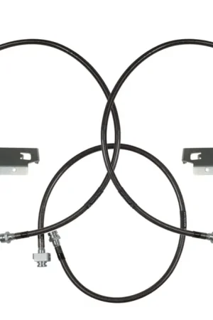 Viral Carli 05-07 Ford F250/350 SD Hardware Braided Brake Lines 4.5in System