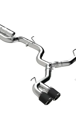 Cheap MBRP 2022 Volkswagen Golf R MK8 3in Cat-Back Quad Rear w/ Carbon Fiber Tips Valve Delete Exhaust