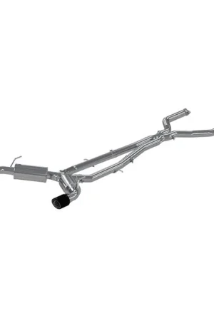 No Minimum Order MBRP 16-19 Infiniti Q50 3.0L FWD/AWD 3in Cat Back w/ 4.5in OD Carbon Fiber Tips - T304