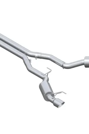 MBRP 15 Ford Mustang GT 5.0 3in Cat Back Dual Split Rear Street Version 4.5in Tips - Aluminized Price Drop
