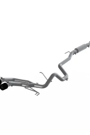 Fan Favorite MBRP 13-18 Hyundai Veloster Turbo Dual Exit T409 2 1/2in Cat Back w/ Carbon Fiber Tips