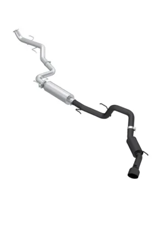 Mega Sale MBRP 2024 Toyota Tacoma 2.4L (Excl Leaf Spring) 3in Cat-Back Single Exit Blk-Coated Aluminized Steel