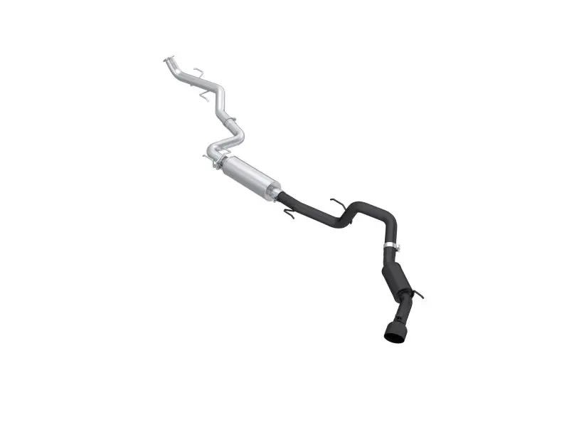 Mega Sale MBRP 2024 Toyota Tacoma 2.4L (Excl Leaf Spring) 3in Cat-Back Single Exit Blk-Coated Aluminized Steel