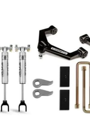Cognito 20-24 Chevy Silv/Sierra 2500/3500HD 2/4WD 3in Perf Ball Joint Lvl Lift Kit w/ Fox PS 2.0 IFP Best Seller
