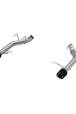 Limited Edition MBRP 11-14 Ford Mustang GT 5.0L T304 SS 3in Dual Axle-Back with Carbon Fiber Tips (Race Version)