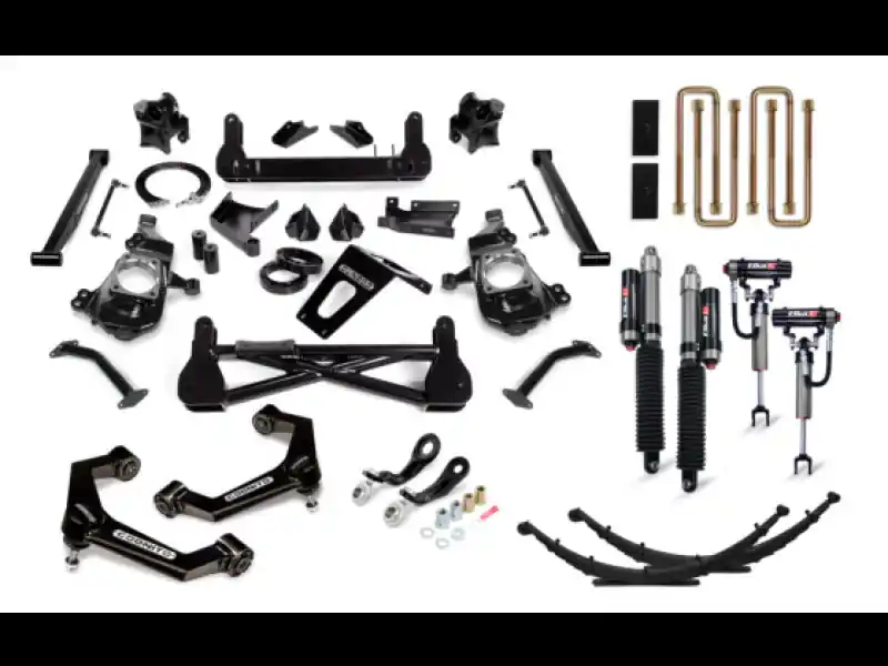 Cognito 20-24 Chevy/GMC Silv/Sierra 2500/3500 HD 2WD/4WD 7in Elite Lift Kit w/ Elka 2.5 RR Shocks Handmade
