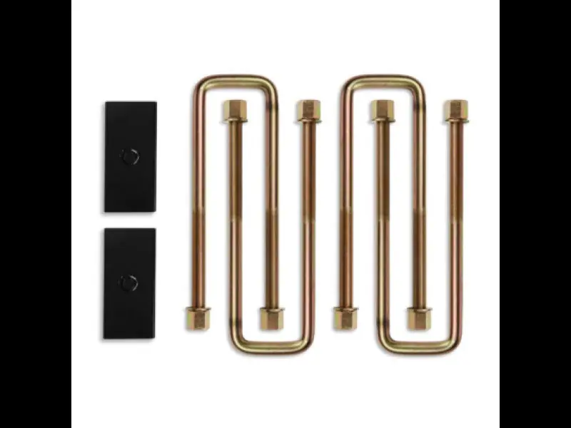 Clearance Cognito 11-24 Chev Silv/Sierra 2500/3500 HD 2WD/4WD 1in Block and 16in U-bolt Kit (steel/straight)