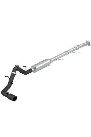 Shop Now MBRP 2023+ Chevy Colorado/GMC Canyon Aluminized Steel 3in Cat-Back Single Side Exit - Black