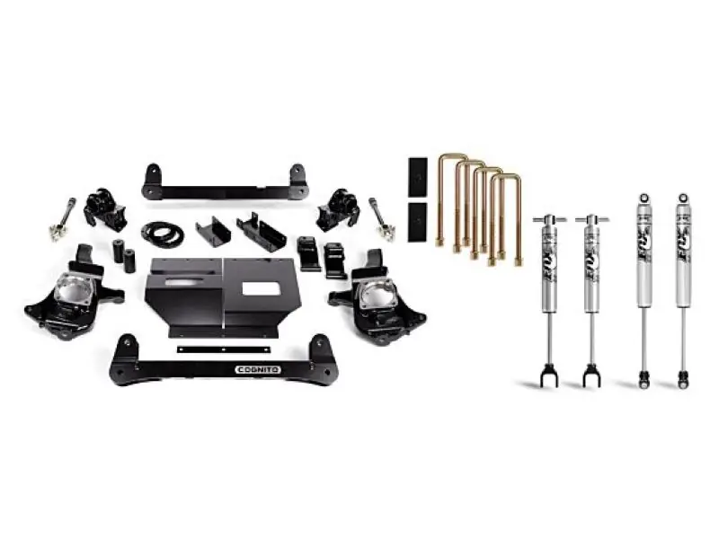 Cognito 11-19 Chevy/GMC Silv/Sierra 2500/3500 HD 2WD/4WD 4in Std Lift Kit w/ Fox PSMT 2.0 Shocks Special Discount