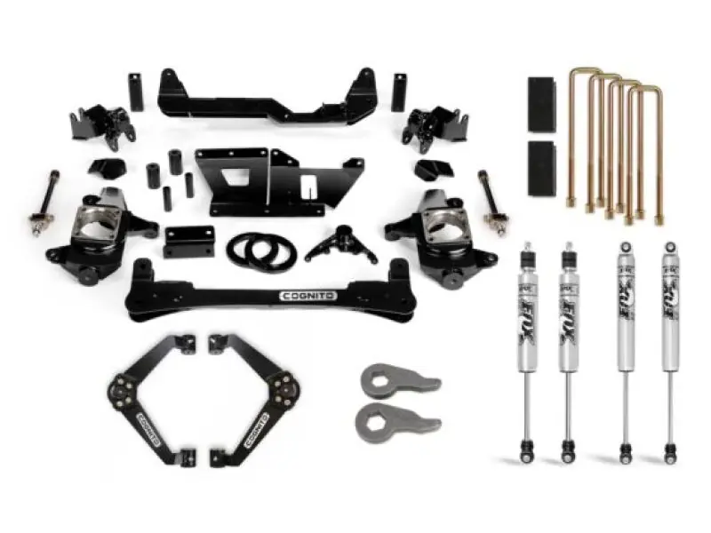 Cognito 01-13 Chevy/GMC Silverado/Sierra 2500/3500 HD 2WD/4WD 6in Std Lift Kit w/ Fox PS 2.0 IFP Handmade
