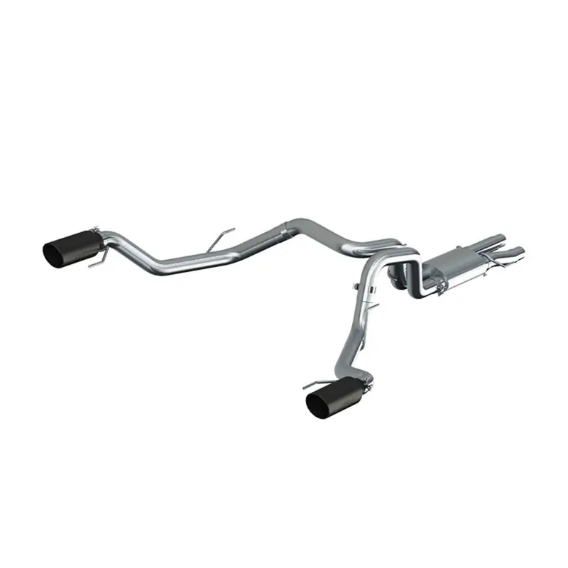 Free Returns MBRP 17-20 Ford F-150 Raptor 3.5L Ecoboost Dual Rear Exit T409 3in Resonater Back Exhaust System