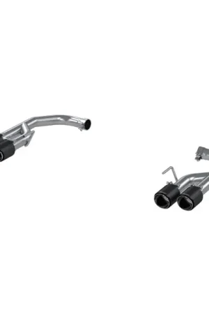 MBRP 18-21 Ford Mustang GT 5.0L T304 SS 2.5i Axle-Back, Dual Rear Exit with Quad CF Tips Clearance