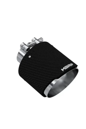 Direct From Factory MBRP Universal Carbon Fiber Tip 2.5in ID / 5in OD Out / 6.5in Length Angle Cut Dual Wall