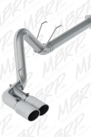 MBRP 17-19 Ford F-250/350/450 6.7L 4in Filter Back Single Side Dual Exit T409 Exhaust System Final Sale