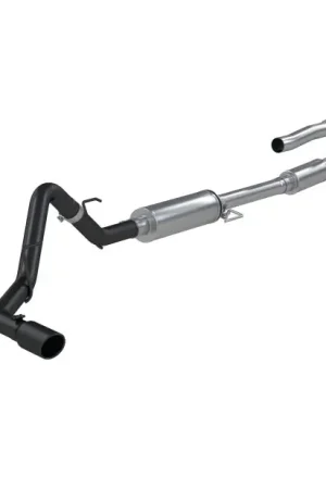 Buy Direct MBRP 2021+ Ford F-150 2.7L/ 3.5L Ecoboost 5.0L Single Side 3in Black Coated Catback Exhaust