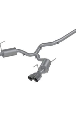 Genuine MBRP 15-19 Subaru WRX 2.0L/STI 2.5L 3in Dual Split Rear Exit w/ 3.5in Tips - T304 (Street Version)