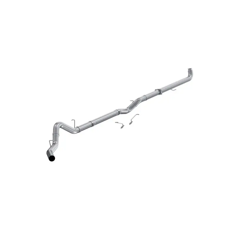 Shop Now MBRP 01-04 Chevrolet/GMC Silverado/Sierra 2500/3500 6.6L 4in Downpipe-Back Exhaust Single Side Exit
