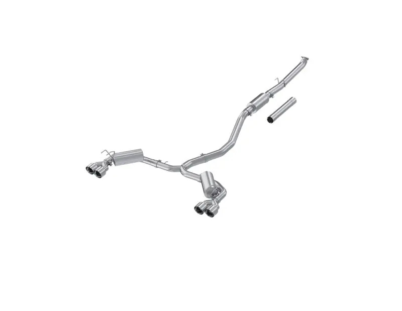 High Quality MBRP 22-24 Honda Civic/Sport Touring 1.5L 3in Cat-Back 2.5in Dual Split Rear w/ Quad Tips - AL