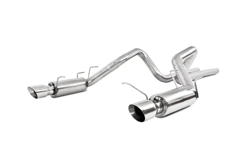 Reduced Price MBRP 11-14 Ford Mustang GT 5.0L Dual Split Rear Race Version T409 3in Cat Back Exhaust System