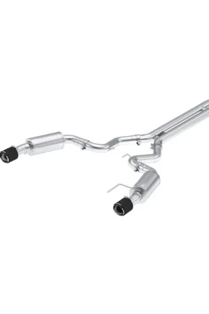 MBRP 2024 Ford Mustang GT S650, 5.0L 3inCat-Back Dual Split Rear with Carbon Fiber Tips (Street) Editor’s Pick