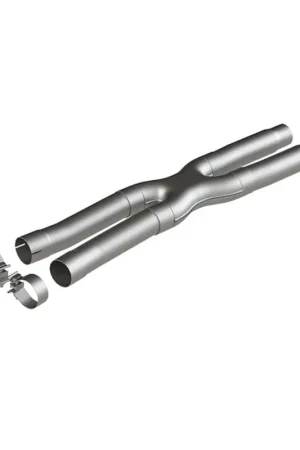 MBRP 15-19 Ford Mustang GT 2.5in Resonator Delete X-Pipe - AL Direct From Manufacturer