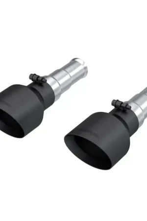 Next Day Delivery MBRP 19-24 Ram 1500 5.7L Hemi 3in Inlet 5in OD Dual Wall Angle Cut T304 BLK Tips - Pairs