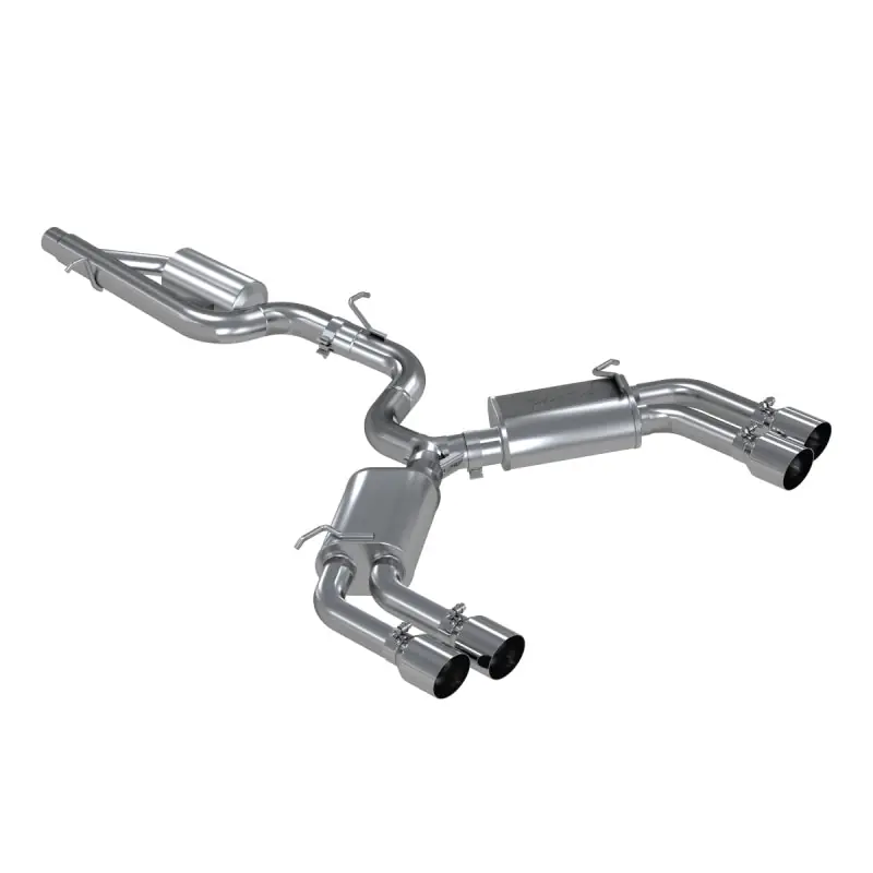 MBRP 15-18 Audi S3 304SS 3in Quad Split Rear Exit C/B System Exclusive Offer