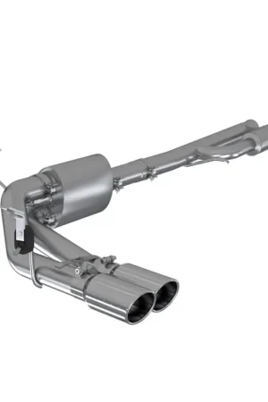 MBRP 2019+ Chevrolet Silverado 1500 4.5L/5.3L Pre-Axle Dual Side Exite w/ 4in OD Tip - AL Hassle-Free Returns