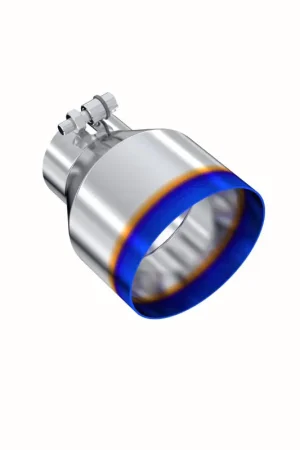 MBRP T304 Stainless Steel Burnt End Angle Cut Exhaust Tip - 3in. ID / 5in. OD / 6.5in. Length Price Cut