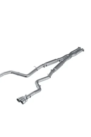 MBRP 15-16 Dodge Challenger RT 5.7L Aluminized Steel 3in Dual Rear Cat-back Quad Tips - Street Limited Edition