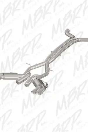 MBRP 2016+ Chevy Camaro SS 6.2L 3in Dual Cat-Back Quad Tip Exhaust Street Version w/ SS T409 Tips Exclusive