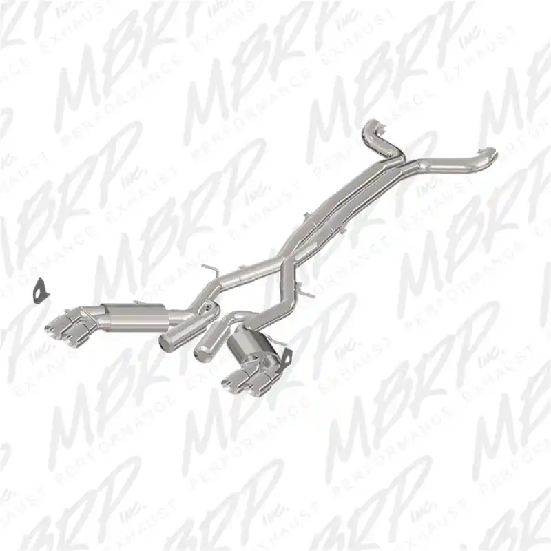 MBRP 2016+ Chevy Camaro SS 6.2L 3in Dual Cat-Back Quad Tip Exhaust Street Version w/ SS T409 Tips Exclusive