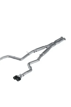 MBRP 15-16 Dodge Challenger RT 5.7L T304 SS 3in Dual Rear Cat-back CF Quad Tips - Street Modern