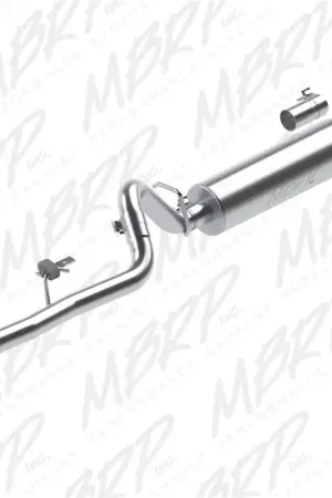 Modern MBRP 86-00 Jeep 2.5L Cherokee 2.5in Cat Back Single T409