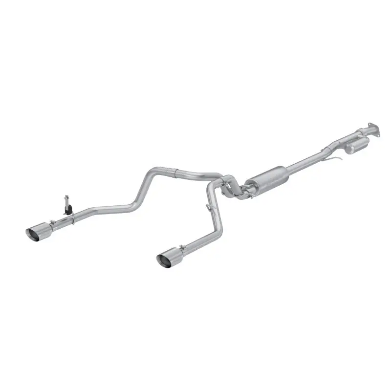 MBRP 2019+ Chevrolet Silverado 1500 / 2019+ GMC Sierra 1500 T304 SS 3in Armor Pro Cat-Back Exhaust Exclusive