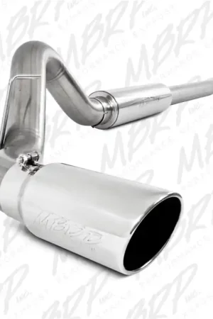 MBRP 11-13 Ford F-250/350/450 6.2L V8 Gas 4in Cat Back Single Side T409 Exhaust System Crafted