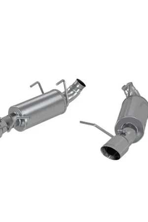 Hassle-Free Returns MBRP 11-14 Ford Mustang V6 3in. Dual Muffler Axle Back Split Rear T409 Exhaust System